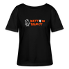 Watt'n du Vojel - Relaxed Rundhals Frauen Bio-T-Shirt - Schwarz