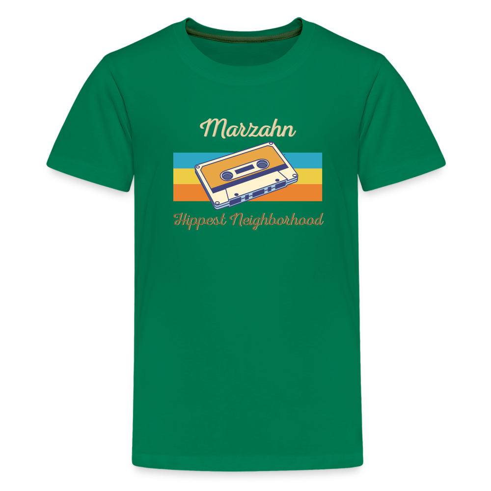 Marzahn Hippest Neighborhood - Teenager Premium T-Shirt - Kelly Green
