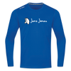 Janz Jenau - Männer Sport Langamshirt - Royalblau