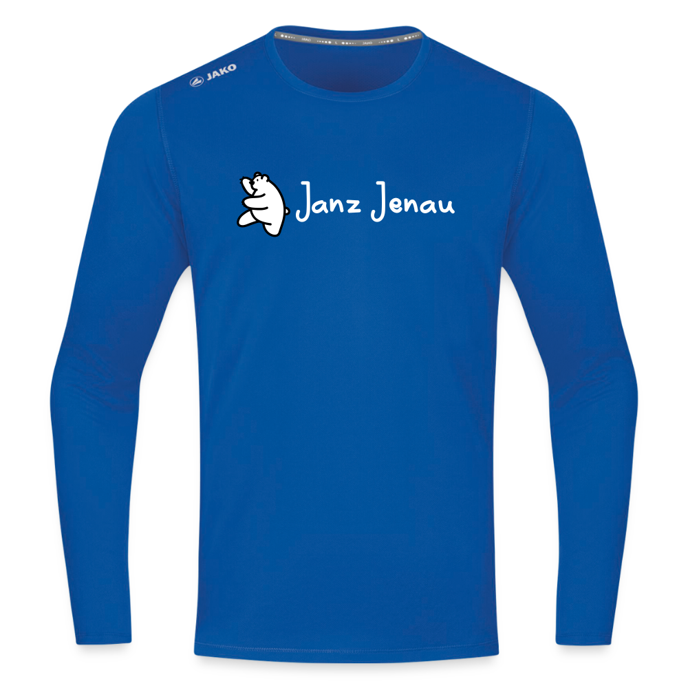 Janz Jenau - Männer Sport Langamshirt - Royalblau