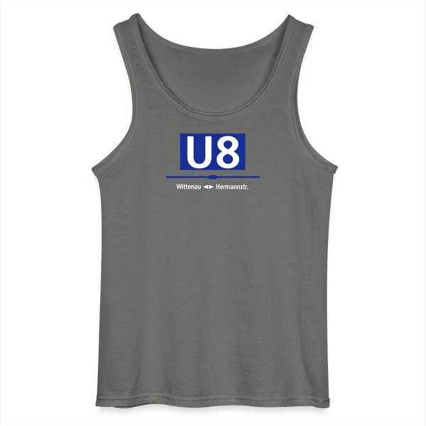 U8 - Männer Tank Top - Anthrazit