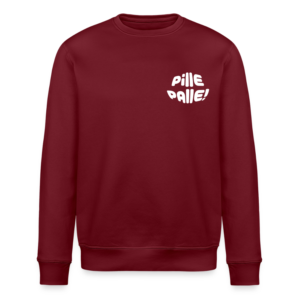 Pille Palle - Unisex Bio Sweatshirt - Burgunderrot