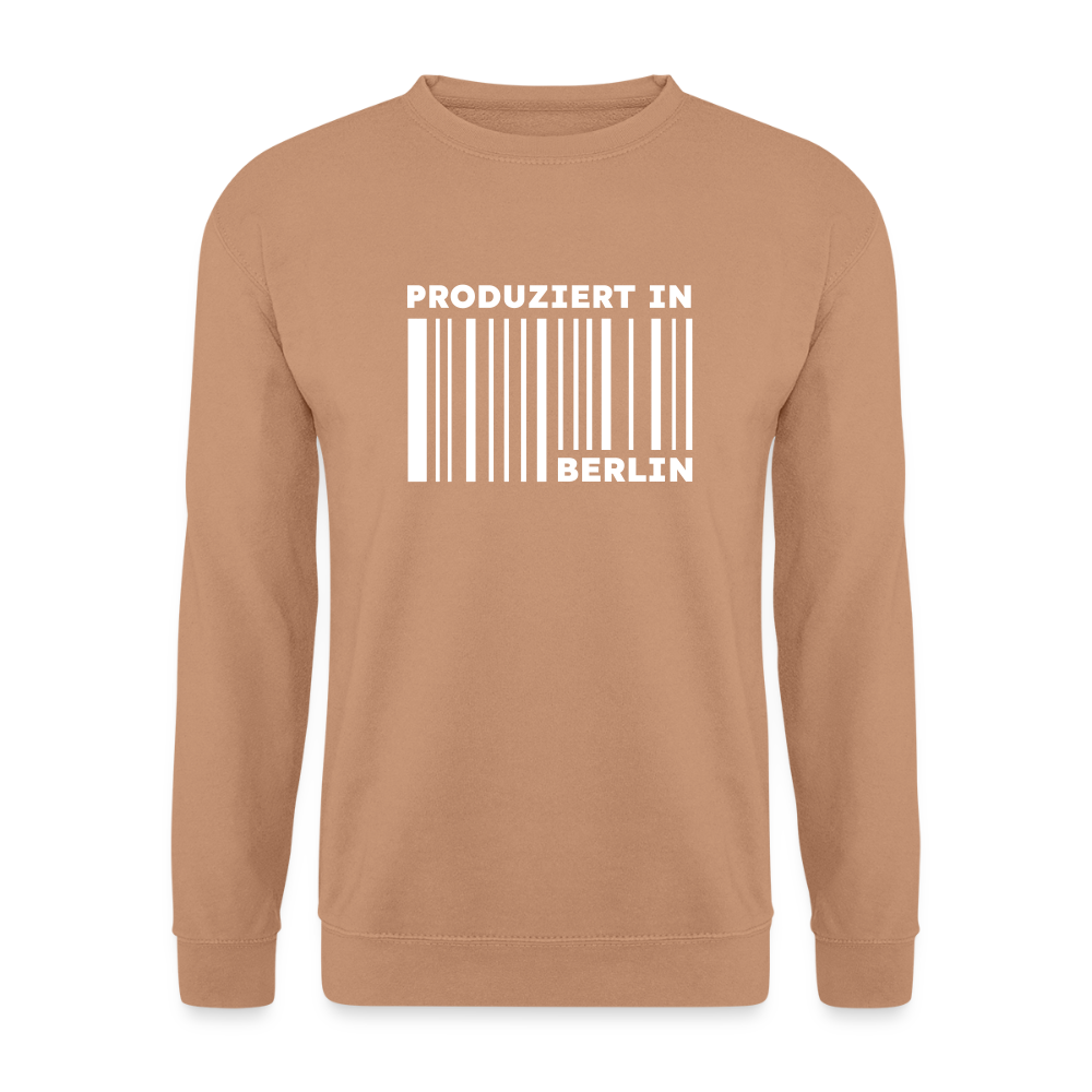 PRODUZIERT IN BERLIN - Unisex Pullover - Mocca