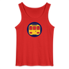 U-Bahntunnel - Männer Tank Top - Rot