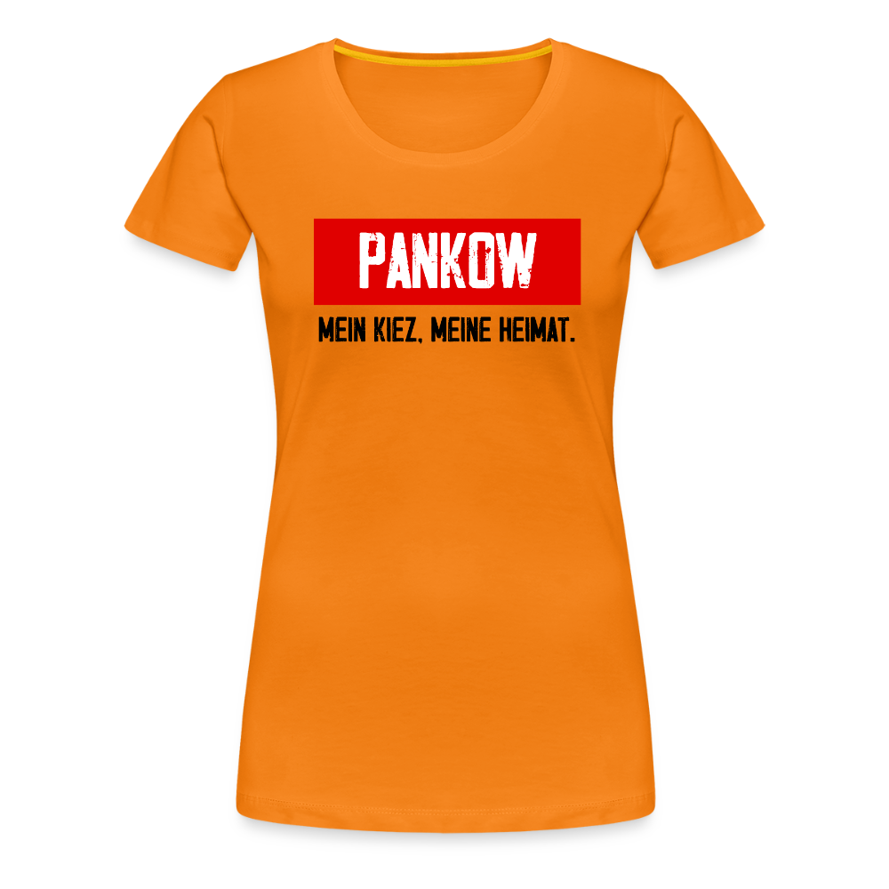 Mein Kiez meine Heimat - Frauen Premium T-Shirt - Orange