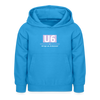 U6 - Kinder Premium Hoodie - Meeresblau