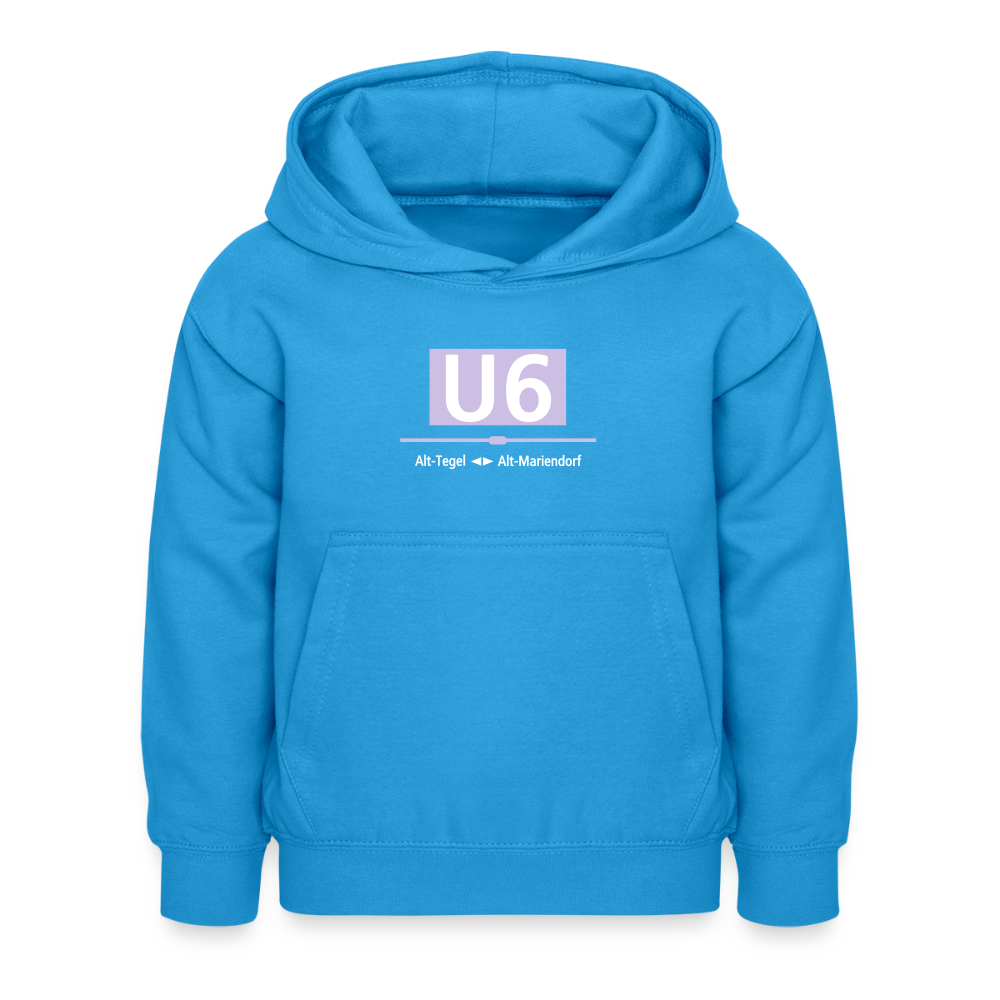 U6 - Kinder Premium Hoodie - Meeresblau