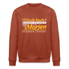 Wasde heute kannst erleben, kann dir morjen keener jeben! - Unisex Bio Sweatshirt - Terrakotta