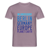 Wilmersdorf Planet Earth - Männer Premium T-Shirt - Lilagrau