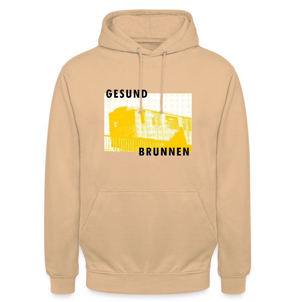 Gesundbrunnen Metro - Unisex Hoodie - Pfirsich
