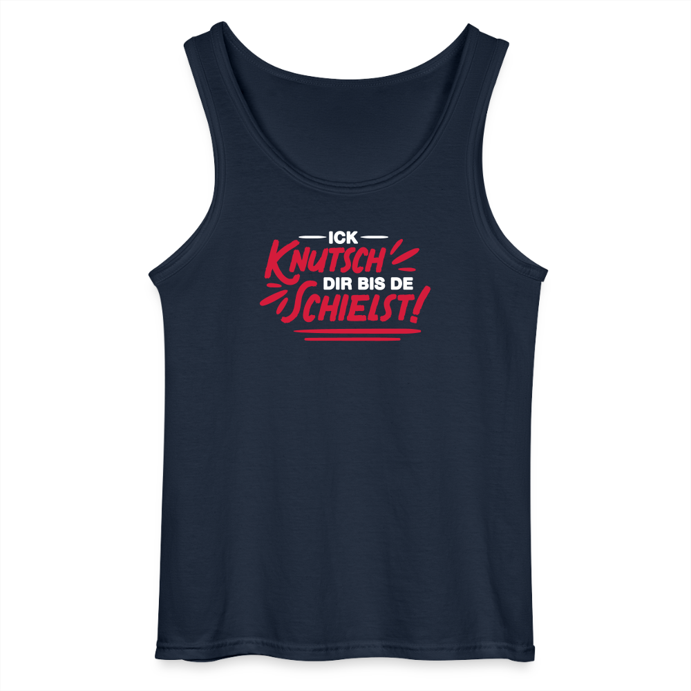 Ick knutsch dir! - Männer Tank Top - Navy