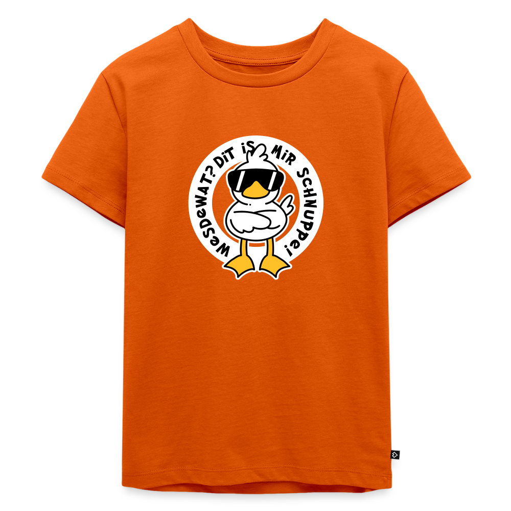 Wesdewat? - Kinder Premium T-Shirt - Orange