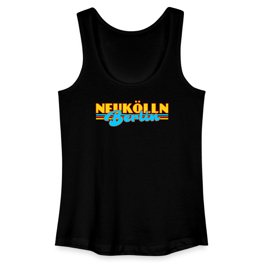 Neukölln Berlin Retro - Frauen Bio Tank Top - Schwarz