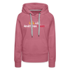 Lach ick, denkt man Böses - Frauen Premium Hoodie - Malve