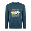 Kreta oder Kreuzberg - Unisex Pullover - Indigoblau