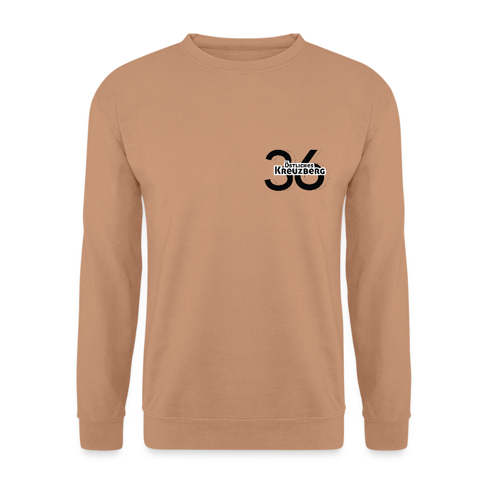 Östliches kreuzberg - Unisex Pullover - Mocca