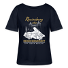 Rheinsberg oder Reinickendorf -  Relaxed Rundhals Frauen Bio-T-Shirt - Navy
