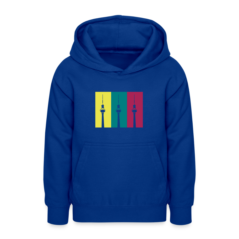 Berlin Retro - Teenager Hoodie - Royalblau