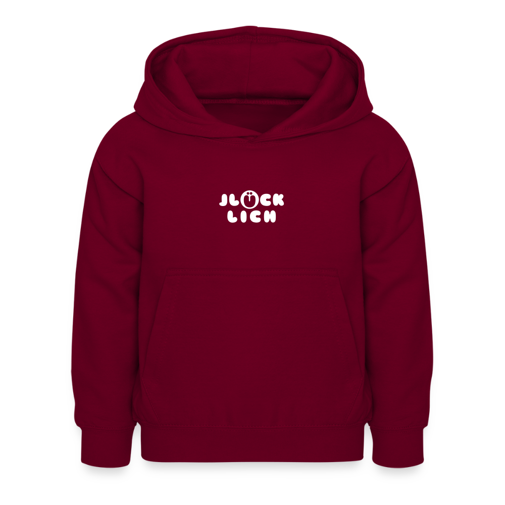 Jlücklich - Kinder Hoodie - Bordeaux