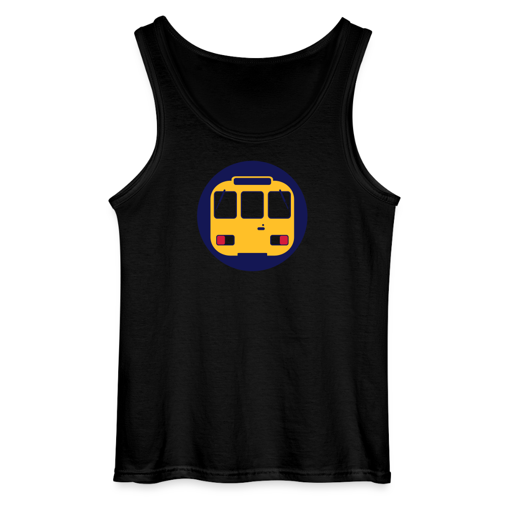U-Bahntunnel - Männer Tank Top - Schwarz