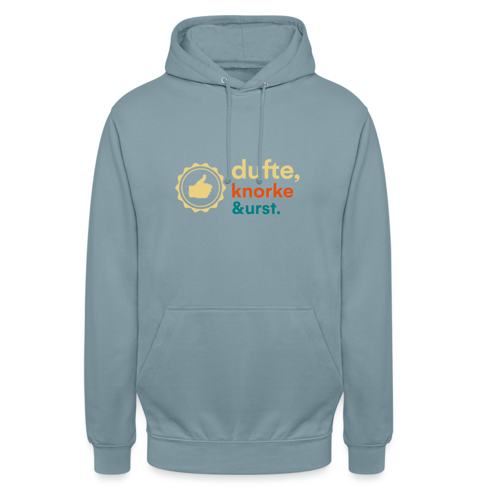 Dufte, Knorke, Urst - Unisex Hoodie - Nebelblau