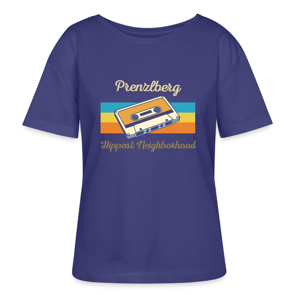 PrenzlBerg Hippest Neighborhood - Relaxed Rundhals Frauen Bio-T-Shirt - Dämmerung