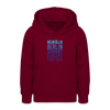 Neukölln Planet Earth - Teenager Hoodie - Bordeaux