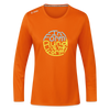 In Form! Rund is 'ne Form! - Frauen Sport Langarmshirt - Neonorange
