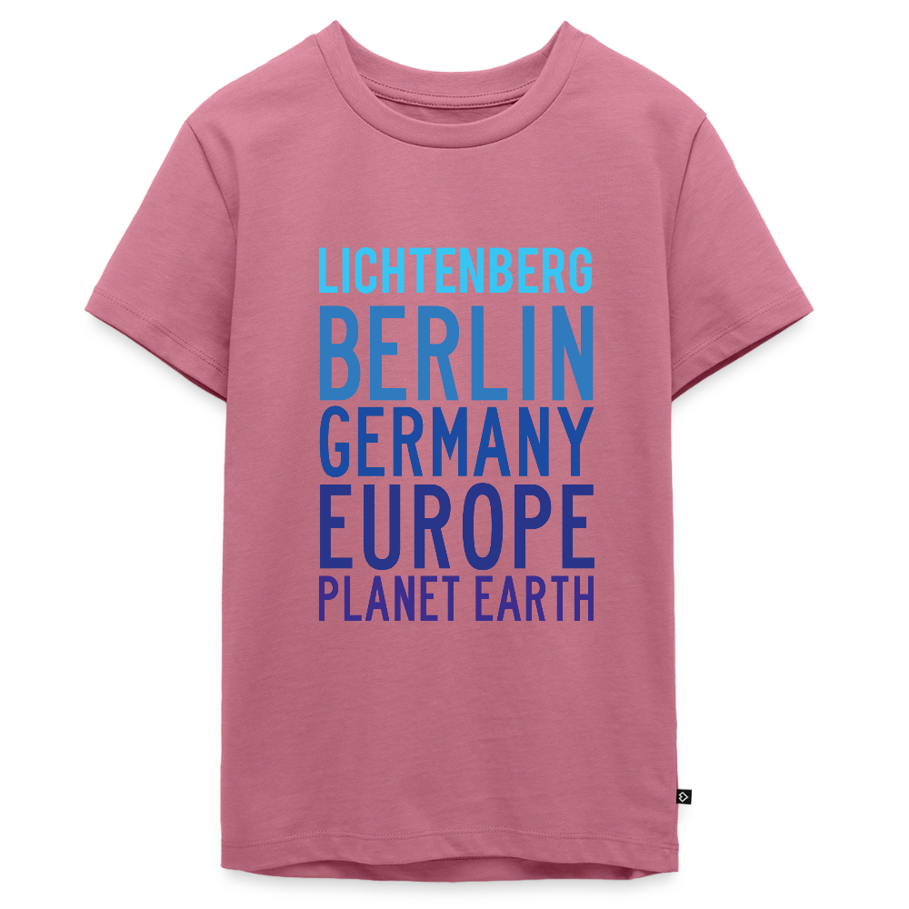 Lichtenberg Planet Earth - Teenager Premium T-Shirt - Mauve