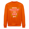 Meene Bagasche Ick Lieb Sie - Unisex Bio Sweatshirt - Tieforange
