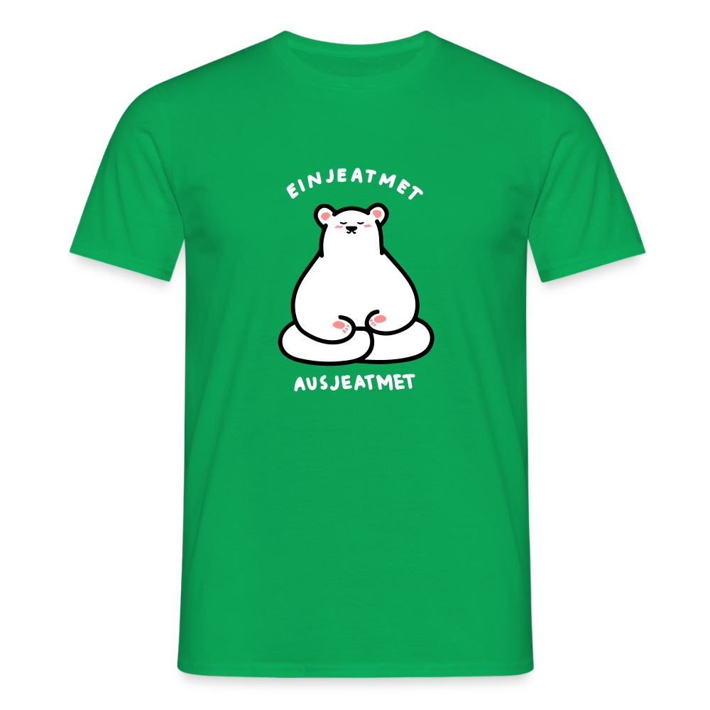 Einjeatmet - Männer Premium T-Shirt - Kelly Green