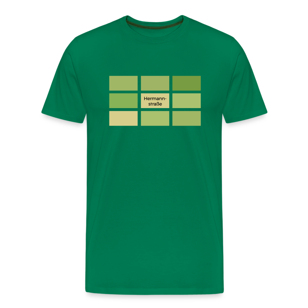 Hermanstrasse - Männer Premium T-Shirt - Kelly Green