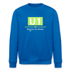 U1 - Unisex Bio Sweatshirt - Königsblau