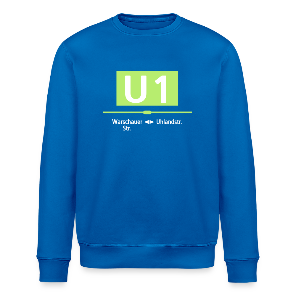 U1 - Unisex Bio Sweatshirt - Königsblau