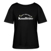 Knalltüte - Relaxed Rundhals Frauen Bio-T-Shirt - Schwarz