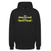 Bin jeheimnisvoll wie'n Dönerrezept. - Unisex Hoodie - Schwarz
