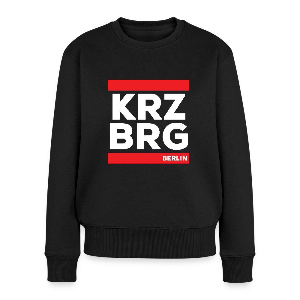 KRZBRG - Frauen Premium Pullover - Schwarz