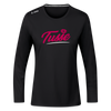 Tusse - Frauen Sport Langarmshirt - Schwarz