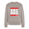 KRZBRG - Frauen Premium Pullover - Taupe