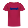 Schlossstrasse - Kinder Premium T-Shirt - dunkles Pink