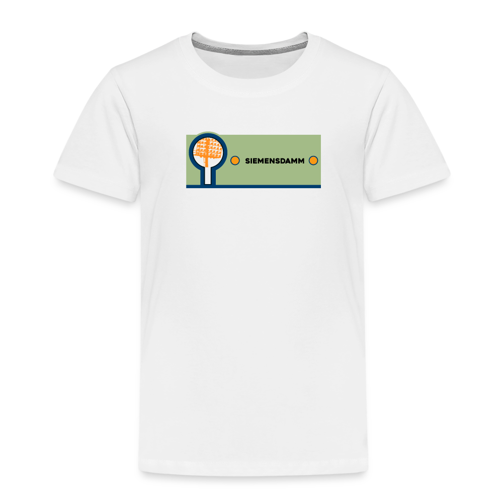 Siemensdamm - Kinder Premium T-Shirt - Weiß