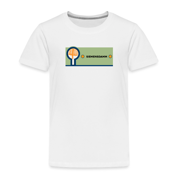 Siemensdamm - Kinder Premium T-Shirt - Weiß