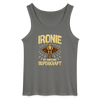 Ironie is meene Superkraft! - Männer Tank Top - Anthrazit