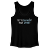 Bitte lächeln! Hast Zähne! - Frauen Bio Tank Top - Schwarz