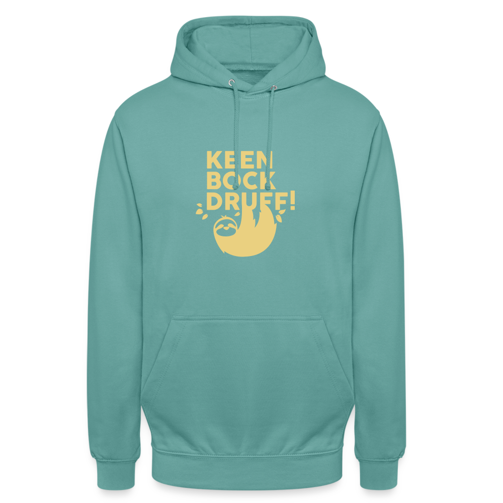 Keen Bock druff! - Unisex Hoodie - Pastelltürkis