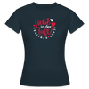 Liebe in der Luft! Berliner Luft! - Frauen Premium T-Shirt - Navy