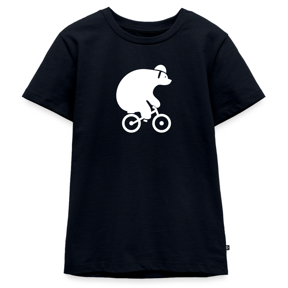 Fahrradbär - Teenager Premium T-Shirt - Navy