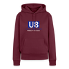 U8 - Frauen Premium Hoodie - Burgunderrot