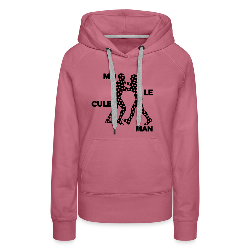 Mo le cule Man - Frauen Premium Hoodie - Malve