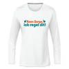 Keene Sorge, ick regel dit! - Frauen Sport Langarmshirt - Weiß